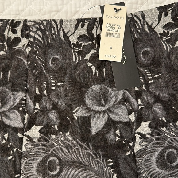 NWT Talbots Wool Blend A-Line Skirt, Sz 8 - Picture 2 of 5